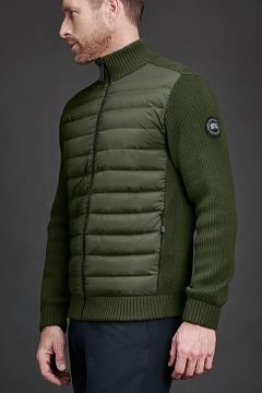 Chamarras Canada Goose Hombre Outlet - HyBridge Chaqueta De Plumas Black Label Verdes WY1063729